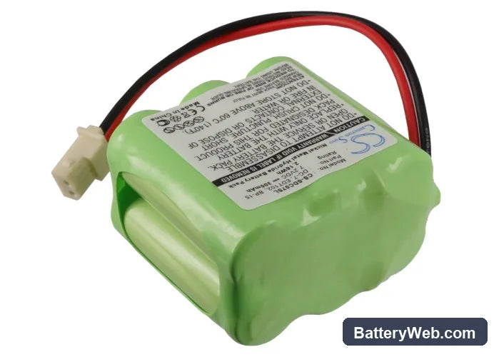 Dogtra Transmitter 1100NC Replacement Battery, 7.2V, 300mAh, Ni-MH 2