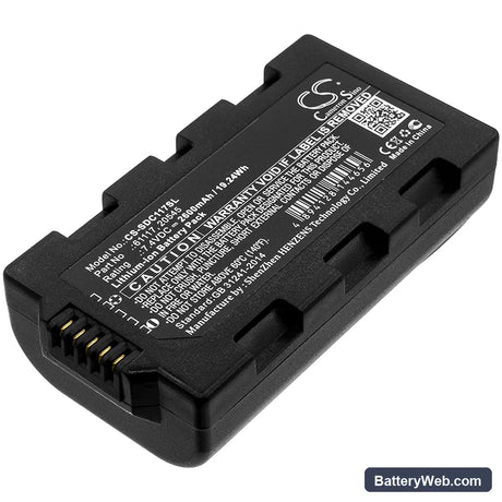 Sokkia Juniper Mesa Field Replacement Battery, 7.4V, 2600mAh, Li-ion 1