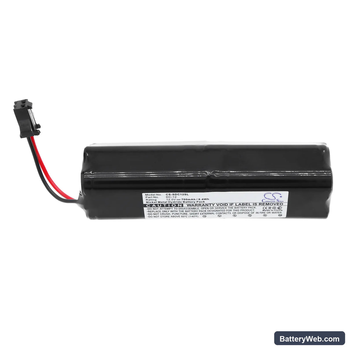 Tri-Tronics 1064000-J Replacement Battery, 12V, 700mAh, Ni-MH 3