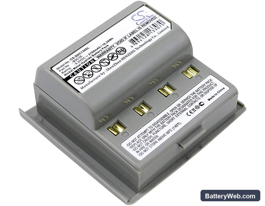 Sokkia SET030R Replacement Battery, 6V, 2700mAh, Ni-MH 1