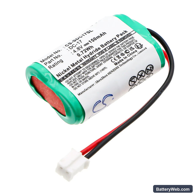 PetSafe PDT00-12470 Replacement Battery, 4.8V, 150mAh, Ni-MH 1