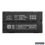 Sokkia SET 200 Replacement Battery, 7.4V, 3400mAh, Li-ion 5