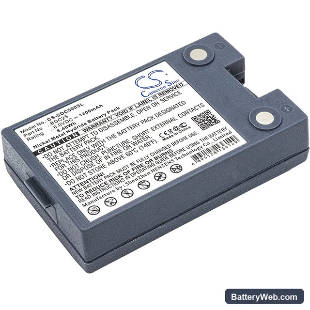 Sokkia SET 5A Total Stations Replacement Battery, 6V, 1400mAh, Ni-MH 1