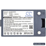 Sokkia SET 5A Total Stations Replacement Battery, 6V, 1400mAh, Ni-MH 3