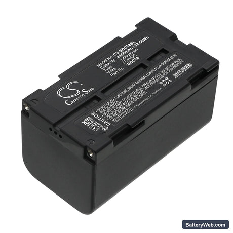 Sokkia SRX robotic total stations Replacement Battery, 7.4V, 4400mAh, Li-ion 1