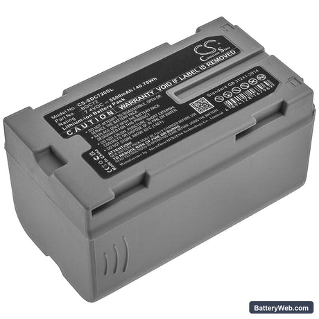 Topcon Total Station GM-52 Replacement Battery, 7.4V, 5500mAh, Li-ion 1