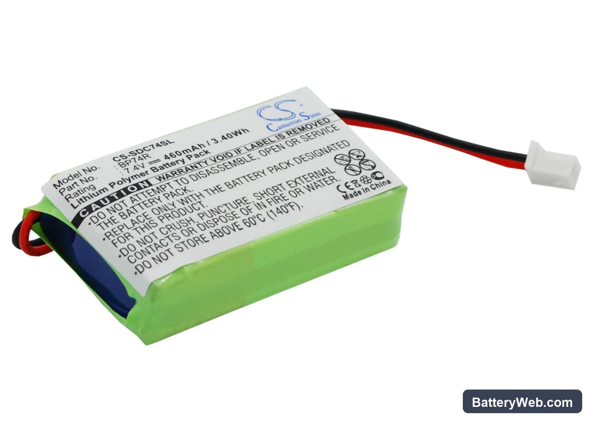Dogtra Receiver 2500T Replacement Battery, 7.4V, 460mAh, Li-Polymer 2