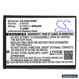 SEDEA S5 Replacement Battery, 3.7V, 900mAh, Li-ion 3