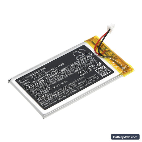 Sennheiser HDE2020-II Replacement Battery, 3.7V, 800mAh, Li-Polymer 1