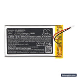 Sennheiser HDE2020-II Replacement Battery, 3.7V, 800mAh, Li-Polymer 3