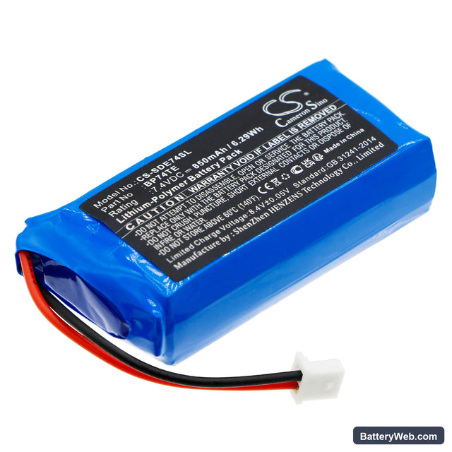 Dogtra EDGE transmitter Replacement Battery, 7.4V, 850mAh, Li-Polymer 1