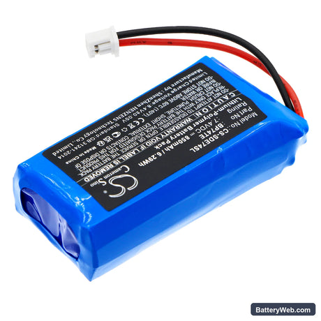 Dogtra EDGE transmitter Replacement Battery, 7.4V, 850mAh, Li-Polymer 2