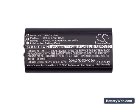 SportDog TEK 2.0 GPS handheld Replacement Battery, 3.7V, 5200mAh, Li-ion 3
