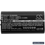 SportDog TEK 2.0 GPS handheld Replacement Battery, 3.7V, 6400mAh, Li-ion 3
