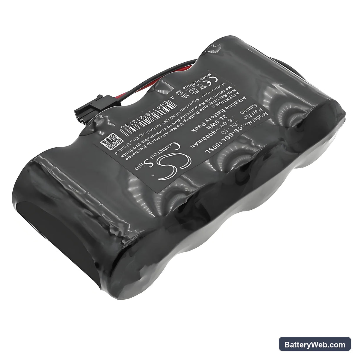 Saflok S1346-1 Replacement Battery, 6V, 6000mAh, Alkaline 2