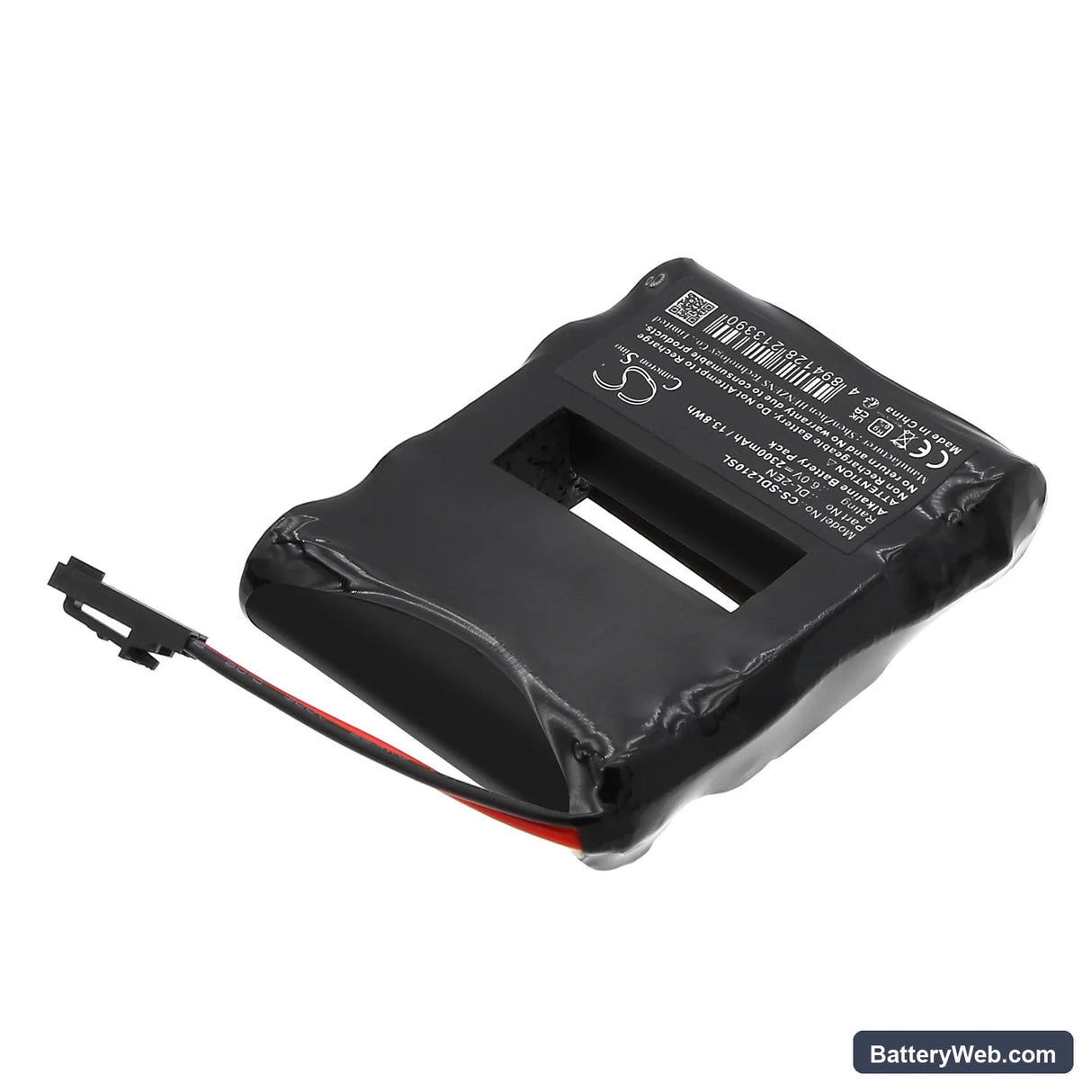 DoorLock Replacement Battery, 6V, 2300mAh, Alkaline 2