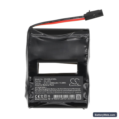 DoorLock Replacement Battery, 6V, 2300mAh, Alkaline 3