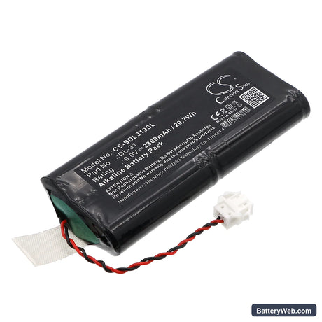 DoorLock DL-31 Replacement Battery, 9V, 2300mAh, Alkaline 1