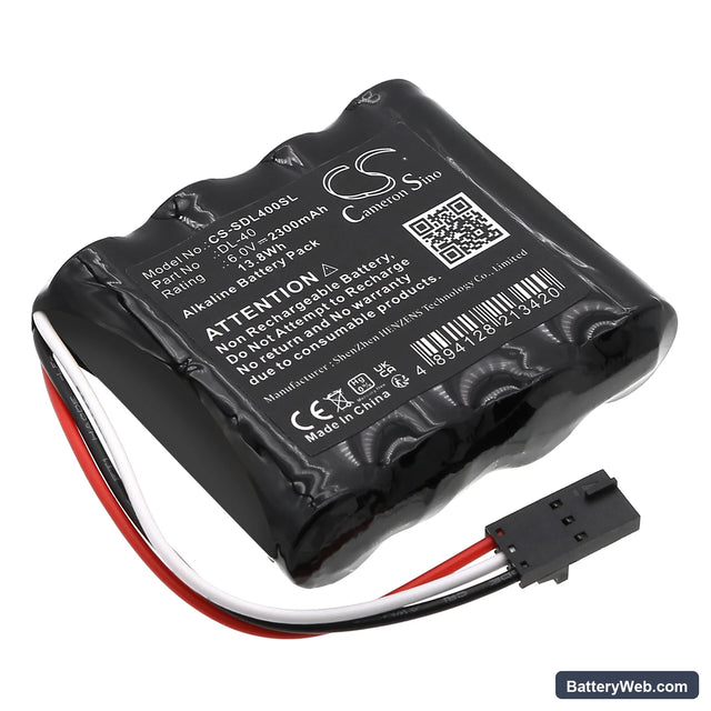 Stanley Security Systems 1003 Replacement Battery, 6V, 2300mAh, Alkaline 1