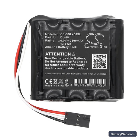 Stanley Security Systems 1003 Replacement Battery, 6V, 2300mAh, Alkaline 3