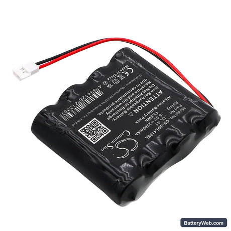 DoorLock DL-41 Replacement Battery, 6V, 2300mAh, Alkaline 2