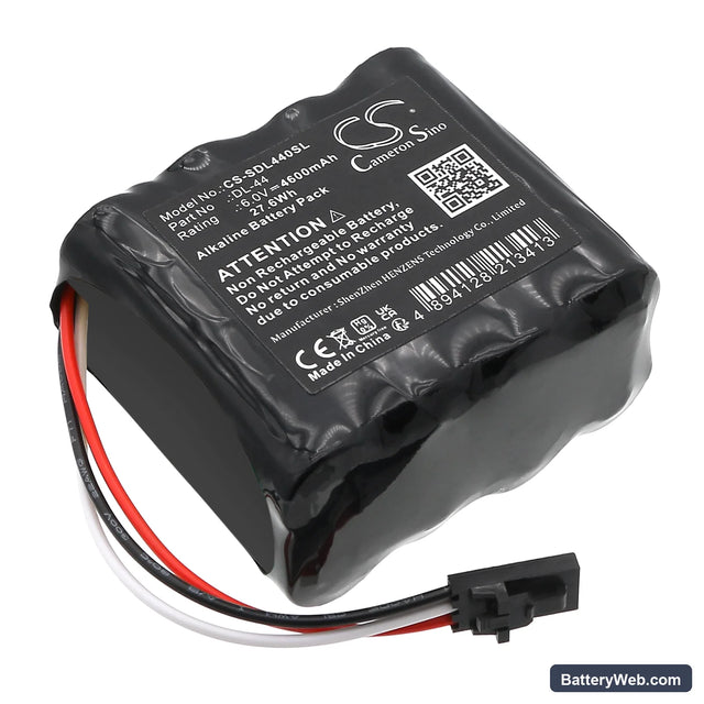 Stanley Security Systems 12345 Replacement Battery, 6V, 4600mAh, Alkaline 1