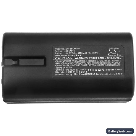 SeaLife Sea Dragon 4500 Replacement Battery, 14.8V, 3000mAh, Li-ion 3