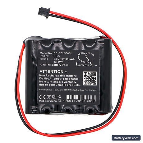 KeyLock F 7400-12 Replacement Battery, 6V, 2300mAh, Alkaline 3