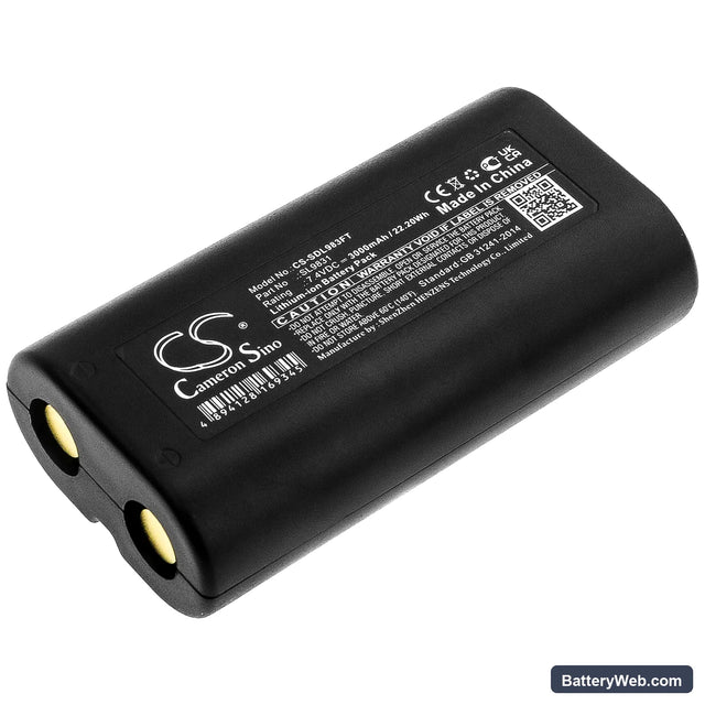 SeaLife Sea Dragon 1200 Replacement Battery, 7.4V, 3000mAh, Li-ion 1