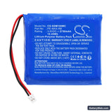 PatrolEyes PE-MAX Replacement Battery, 3.8V, 2750mAh, Li-Polymer 3