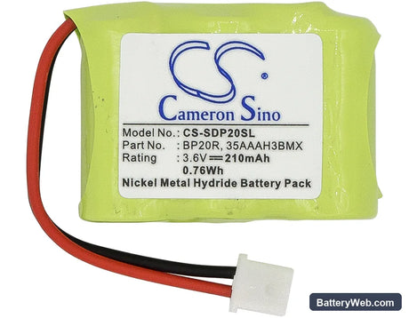Dogtra Receiver 175NCP Replacement Battery, 3.6V, 210mAh, Ni-MH 3