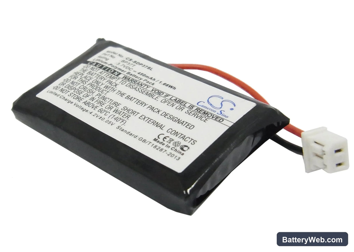 Dogtra Transmitter iQ Replacement Battery, 3.7V, 450mAh, Li-Polymer 1
