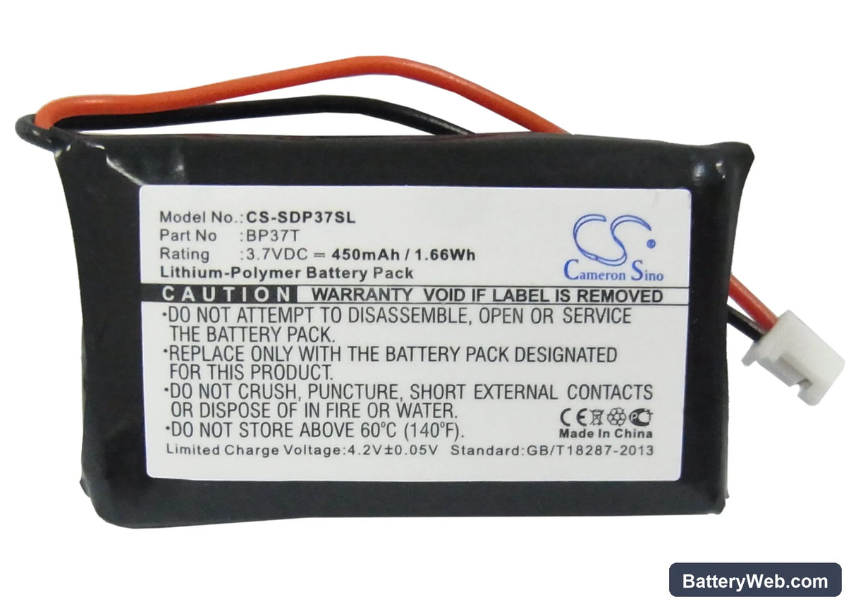 Dogtra Transmitter iQ Replacement Battery, 3.7V, 450mAh, Li-Polymer 5