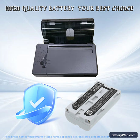 Seiko DPU-3445 Replacement Battery, 7.4V, 3400mAh, Li-ion 6