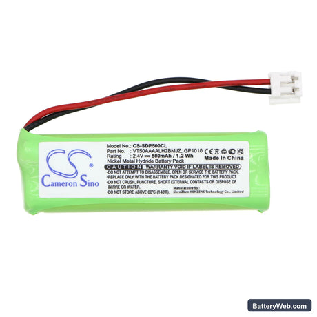 Audioline Monza 480 Replacement Battery, 2.4V, 500mAh, Ni-MH 3