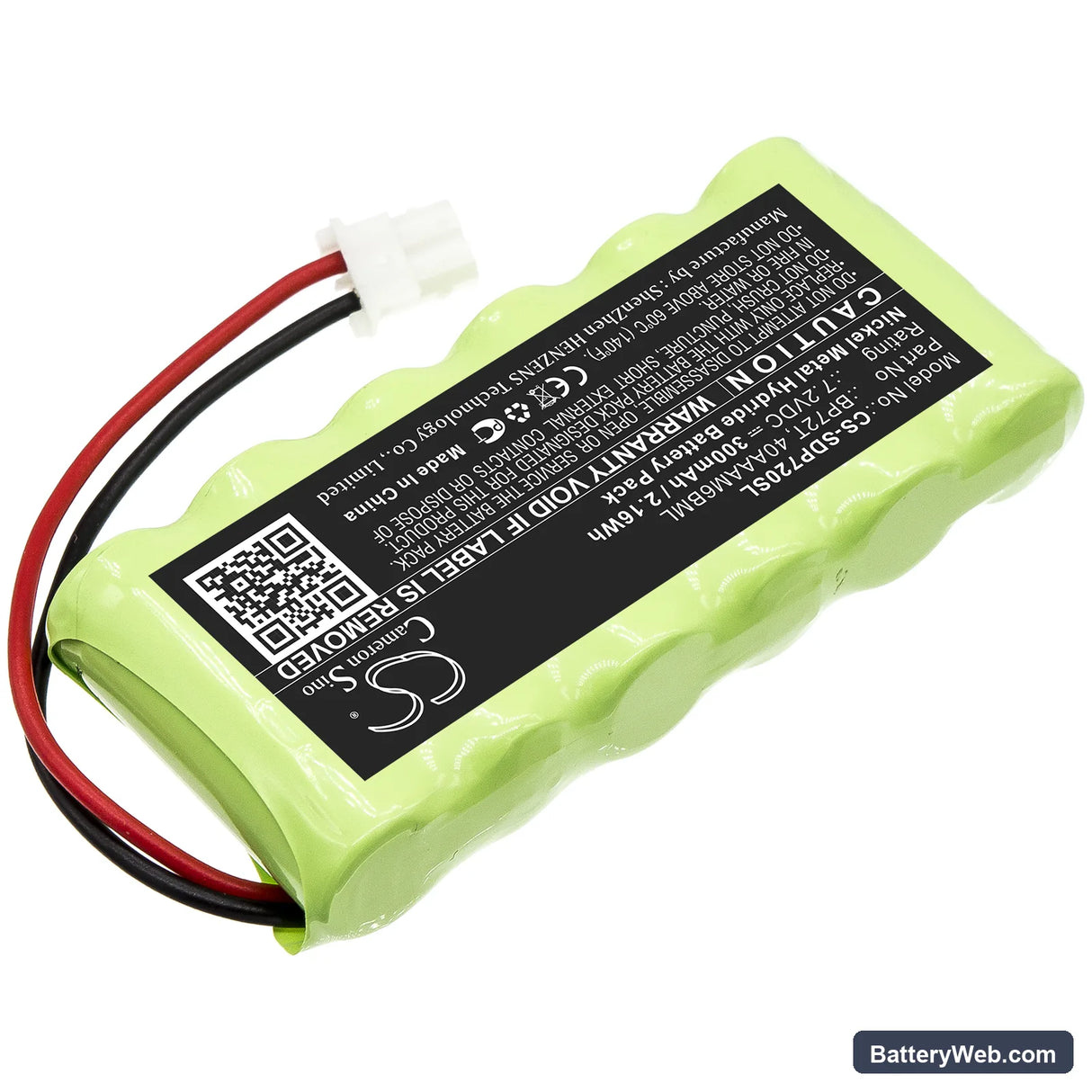 Dogtra Deluxe Bird Launcher Transmitter Replacement Battery, 7.2V, 300mAh, Ni-MH 2