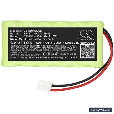 Dogtra Deluxe Bird Launcher Transmitter Replacement Battery, 7.2V, 300mAh, Ni-MH 3