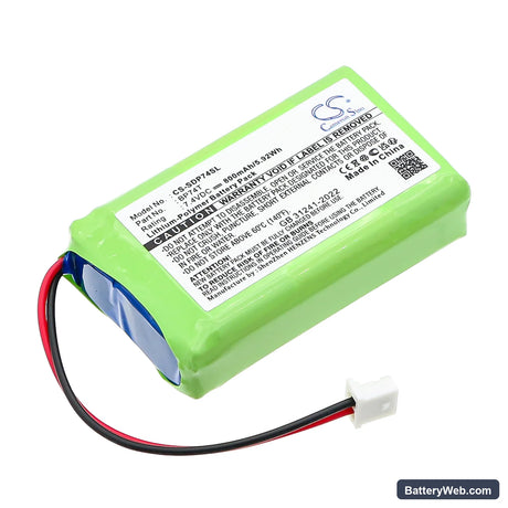 Dogtra Transmitter 2500T Replacement Battery, 7.4V, 800mAh, Li-Polymer 1