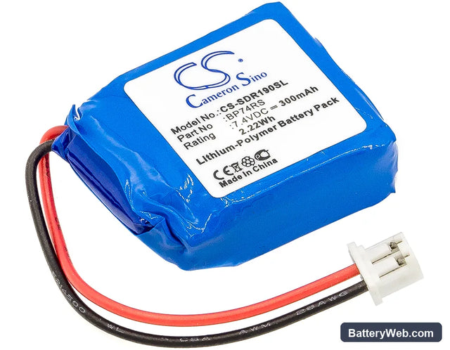 Dogtra 1900S Receiver Replacement Battery, 7.4V, 300mAh, Li-Polymer 1