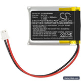 Dogtra 280C Receiver Replacement Battery, 3.7V, 300mAh, Li-Polymer 3