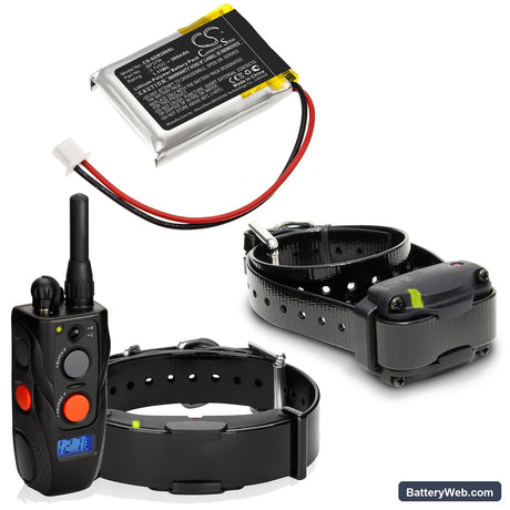 Dogtra 280C Receiver Replacement Battery, 3.7V, 300mAh, Li-Polymer 6