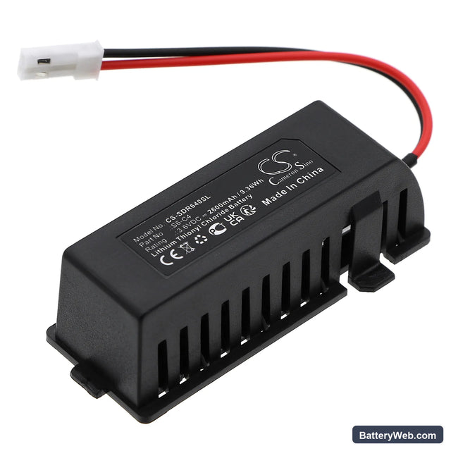 Inovance Motor Absolute encoder Replacement Battery, 3.6V, 2600mAh, Li-SOCl2 1
