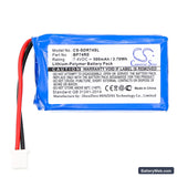 Dogtra EDGE remote dog training Collar Replacement Battery, 7.4V, 500mAh, Li-Polymer 3