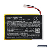 Sony MDR-DS7500 Replacement Battery, 3.7V, 1200mAh, Li-Polymer 3