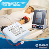 Spengler DTS 3000 Replacement Battery, 14.4V, 2600mAh, Li-ion 6