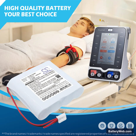 Spengler DTS 3000 Replacement Battery, 14.4V, 2600mAh, Li-ion 6
