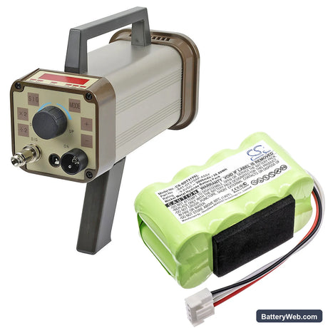 Shimpo DT-315A Replacement Battery, 9.6V, 3000mAh, Ni-MH 6