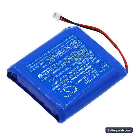 PatrolEyes SC-DV10 Replacement Battery, 3.8V, 2750mAh, Li-Polymer 2