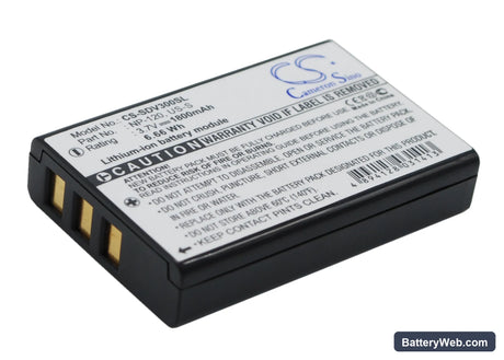 Sonocaddie V300 Replacement Battery, 3.7V, 1800mAh, Li-ion 2