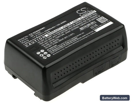 MEGA SPEED HIGH SPEED VIDEO CAMERA Replacement Battery, 14.8V, 10400mAh, Li-ion 1